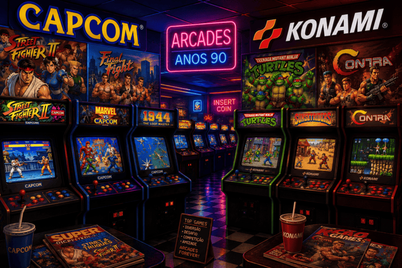 capcom e konami