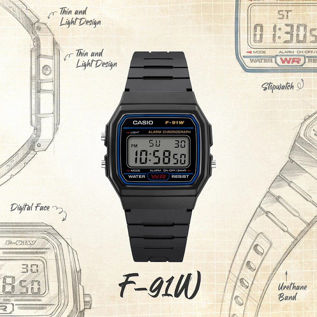 Casio F91W vs A168: O Duelo dos Clássicos Retrô que o Mundo Nunca Para de Comprar