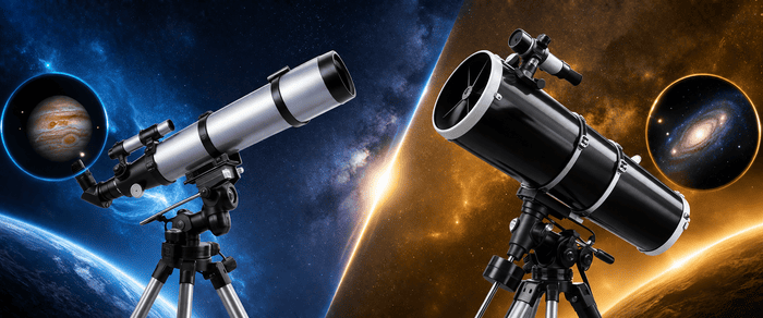 Telescópio Refrator vs Refletor: Qual o Melhor?
